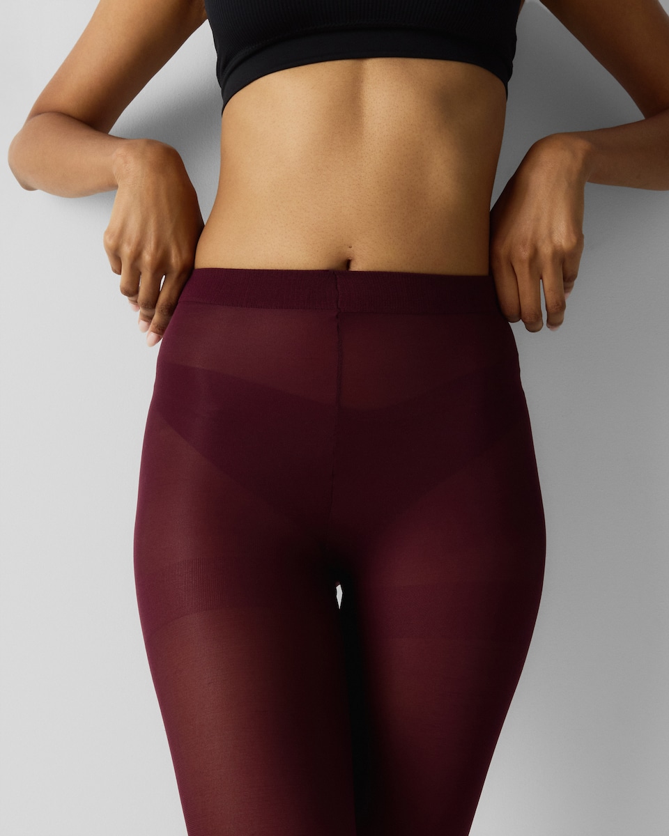 image 1 of F&F 3-Pack 60 Denier Opaque Tights in Multi