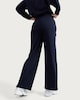 image 3 of F&F Wide Leg Co-ord Joggers in Navy