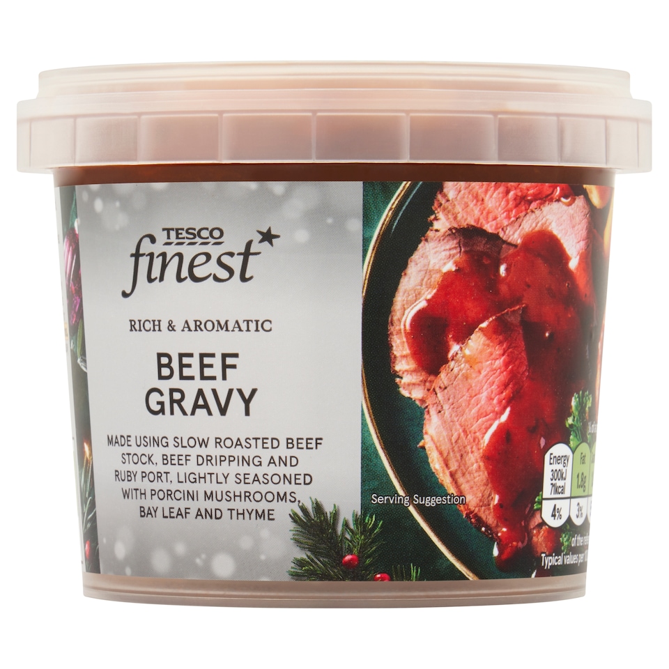Tesco Finest Beef & Porcini Mushroom Gravy 350g