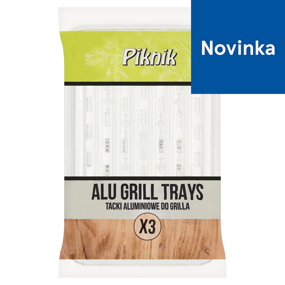 Piknik Alu Grill Trays 3 pcs