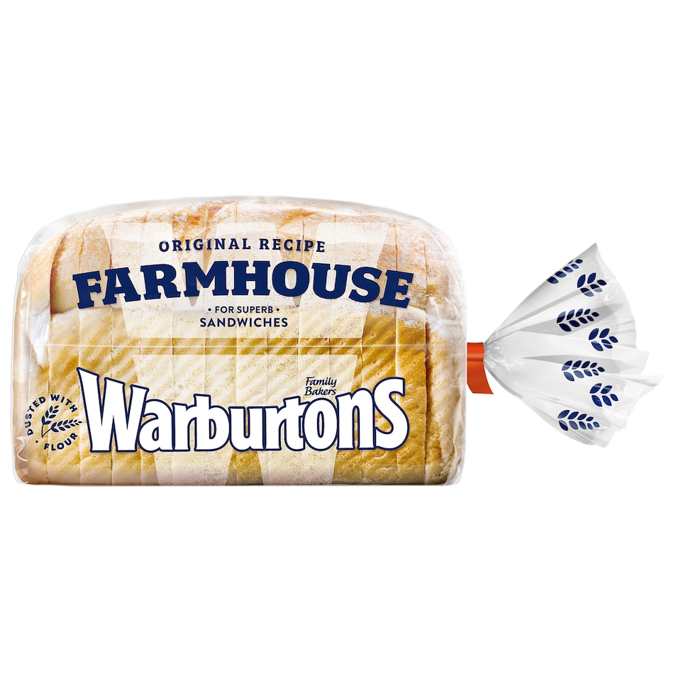 image 1 of Warburtons White Farmhouse Bread 400G