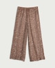 image 4 of F&F Sequin Embellished Wide Leg Co-ord Beach Trousers in Chocolate