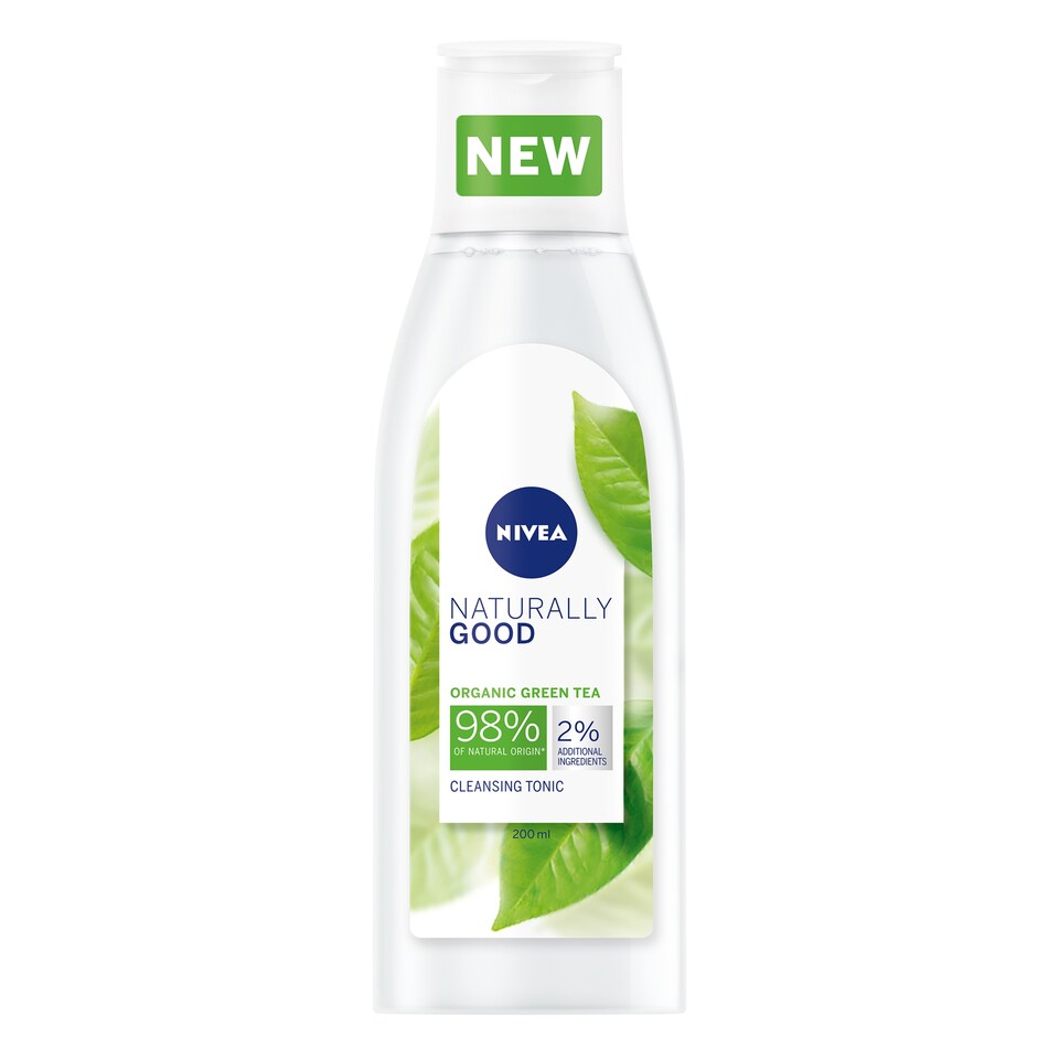 image 1 of Nivea Naturally Good Organic Green Tea Cleansing Tonic 200Ml