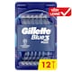 image 1 of Gillette Blue3 Plus Comfort, Disposable Razors For Men, 12-Pack Razors
