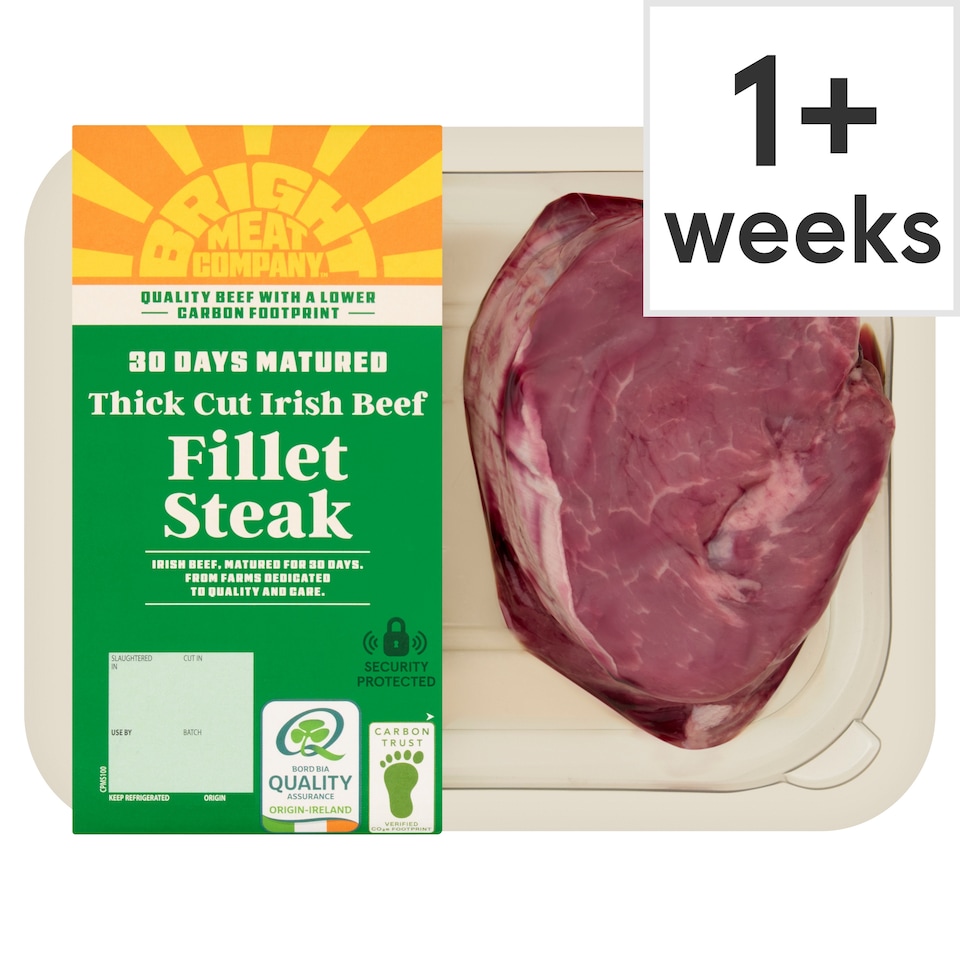 BRIGHT MEAT COMPANY 30 Days Matured Irish Beef Fillet Steak 280g
