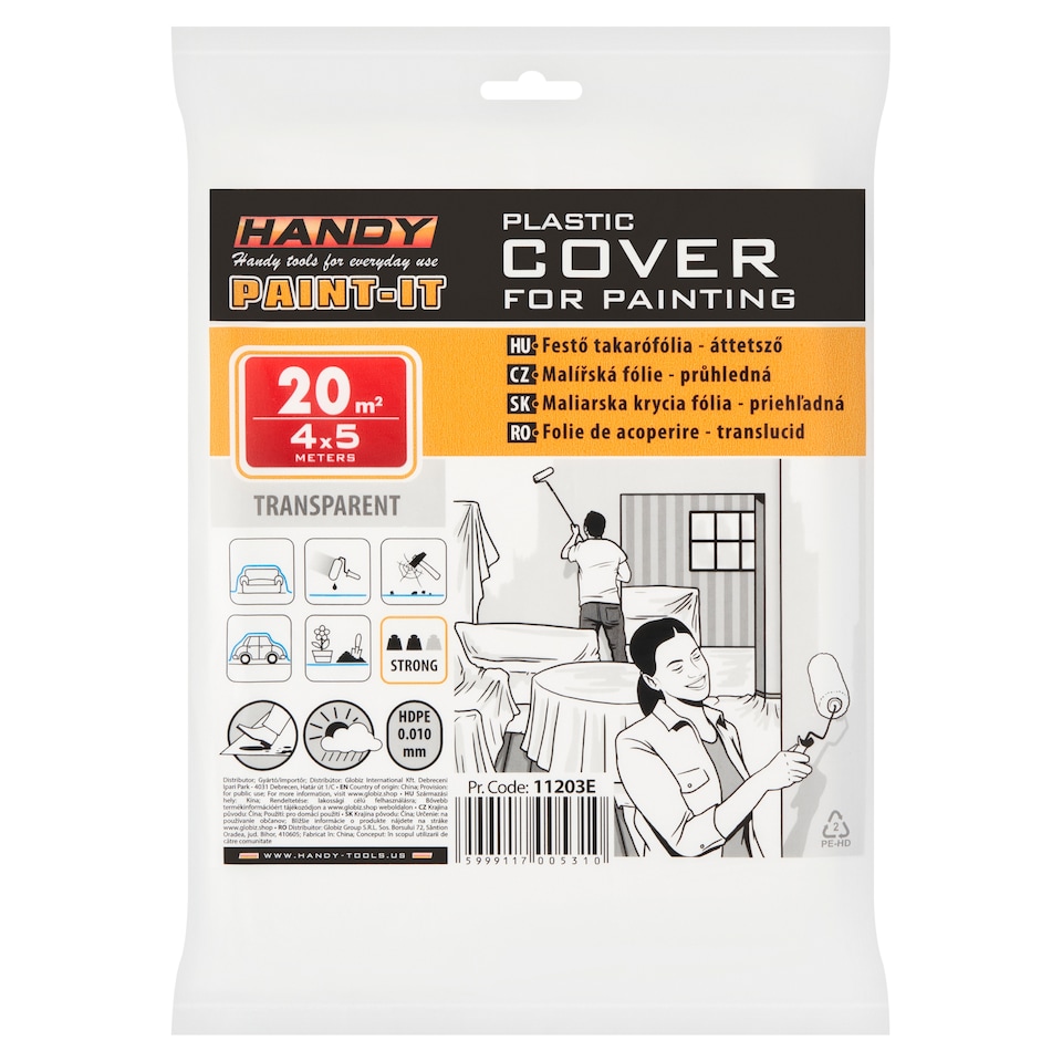 Handy Malířská fólie průhledná