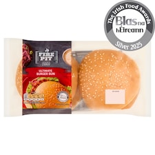 Tesco Fire Pit Ultimate Burger Buns 4 Pack 310G