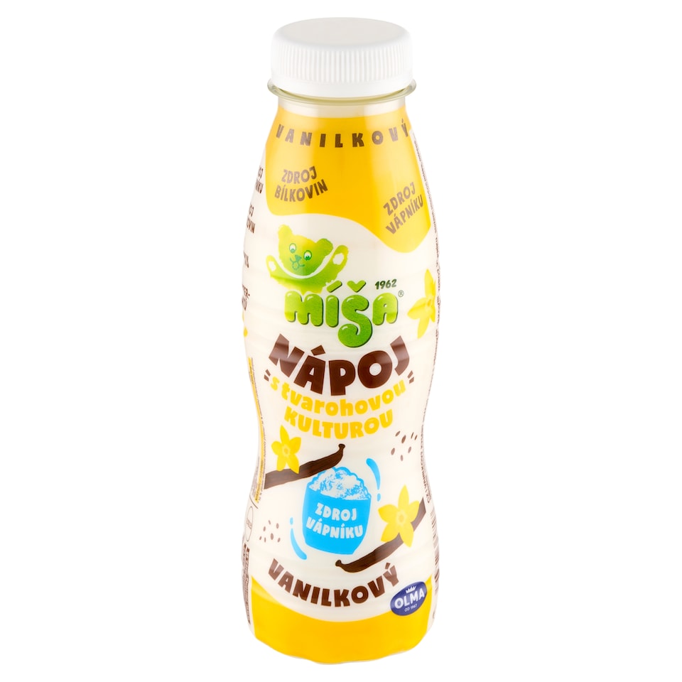 Obrázek 1 pro produkt Olma Míša Nápoj s tvarohovou kulturou vanilkový 300g