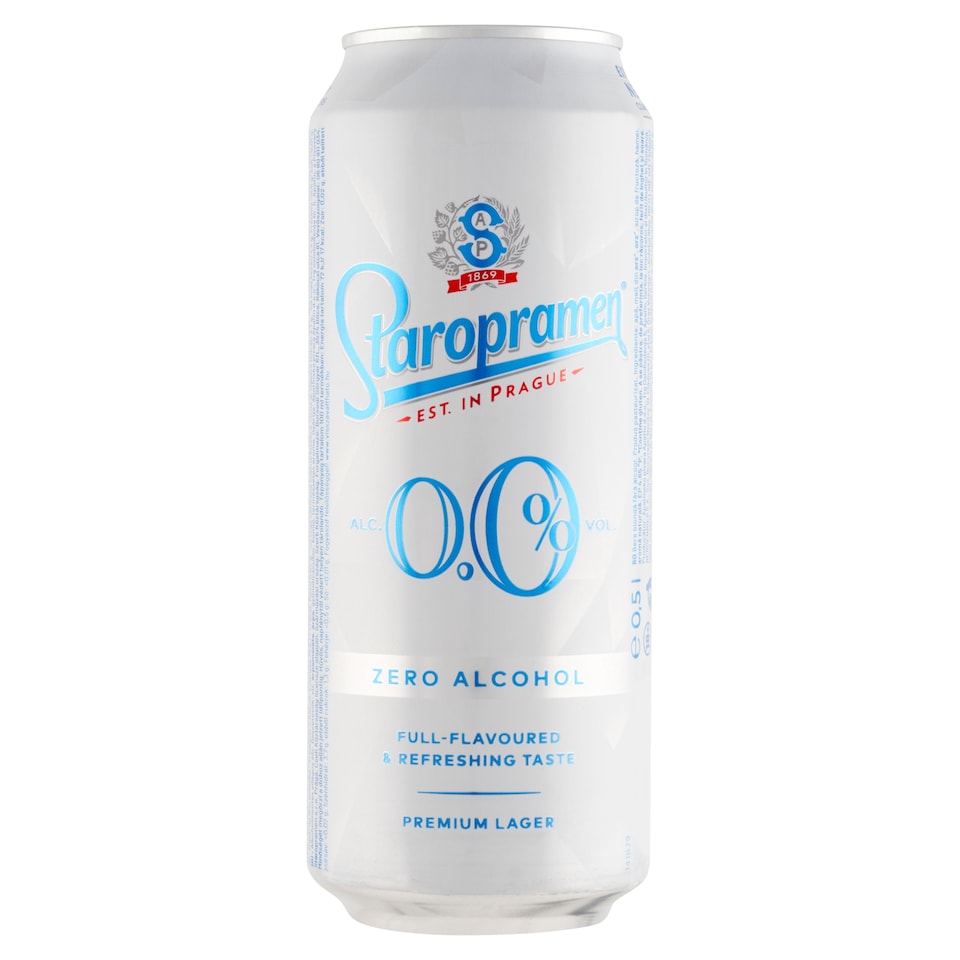 Staropramen alkoholmentes világos sör 0,0% 0,5 l   1. kép