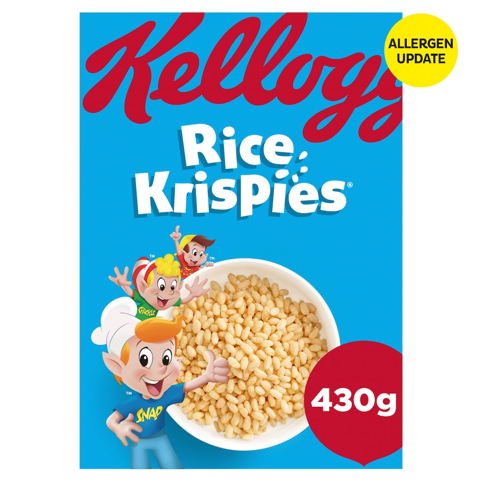 image 1 of Kellogg's Rice Krispies Breakfast Cereal 430g 