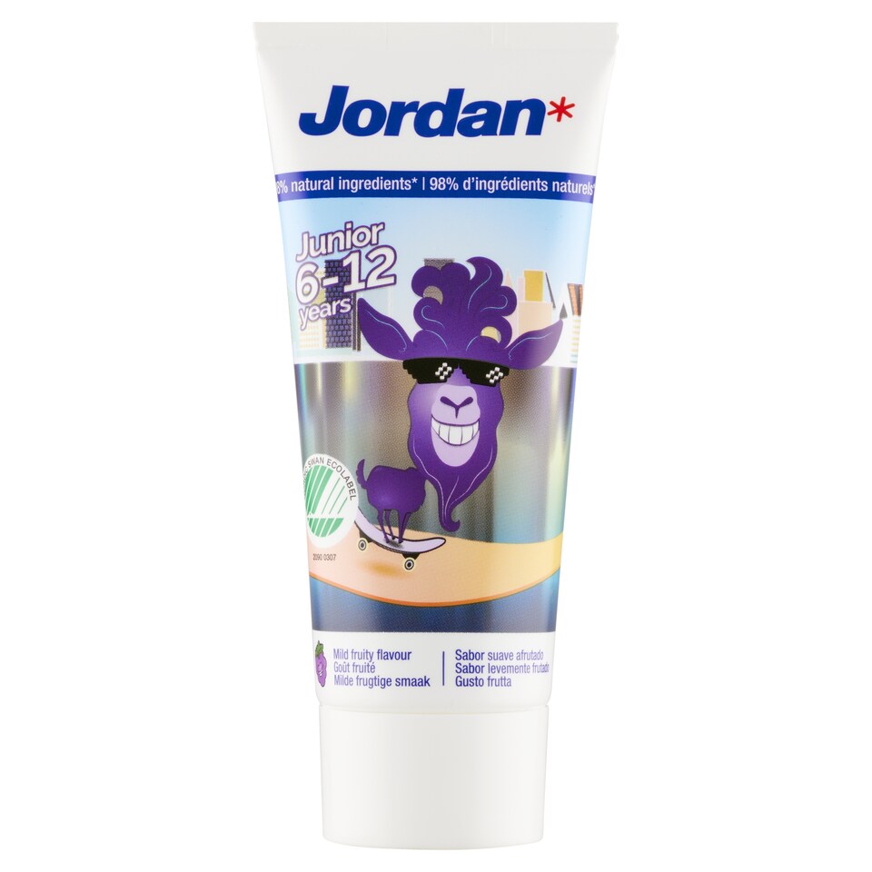 image 1 of Jordan Junior Toothpaste 6-12 Years 50 ml