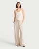 image 3 of F&F Polyamide Scoop Neck Vest in Cream