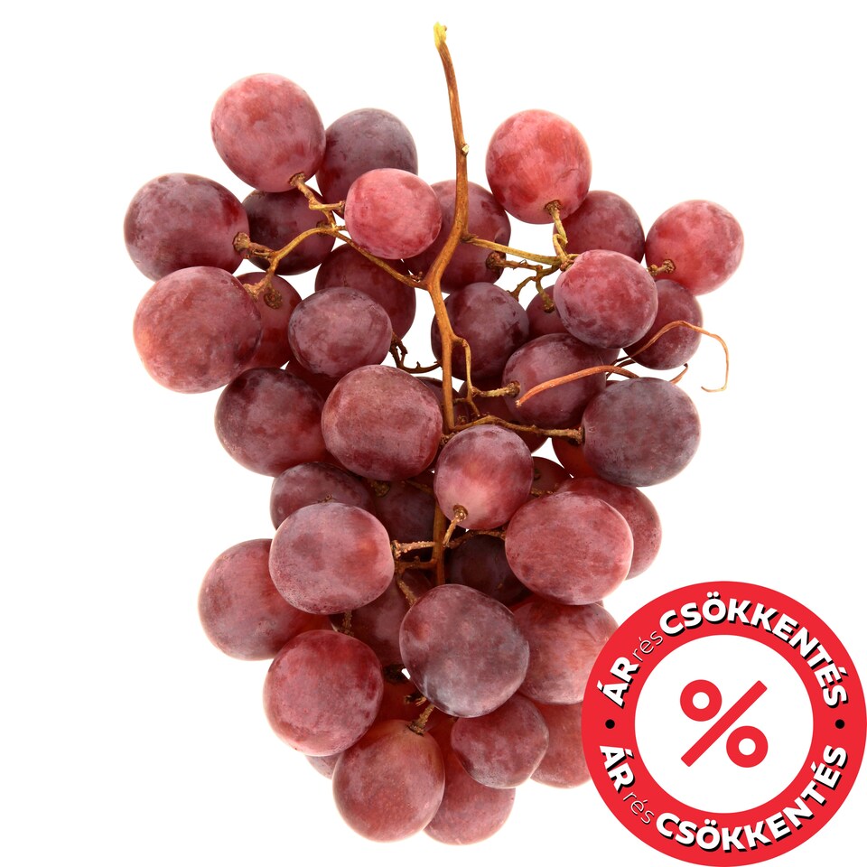Piros szőlő lédig
