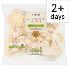 TESCO CAULIFLOWER FLORETS 400g