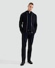 image 2 of The F&F Edit Knitted Pocket Front Zip Up Collared Jacket in Navy