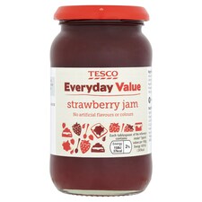 Tesco Everyday Value Strawberry Jam 454G