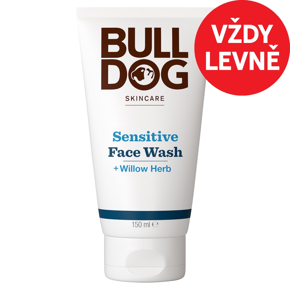 Bulldog Skincare Sensitive čisticí gel na obličej 150ml