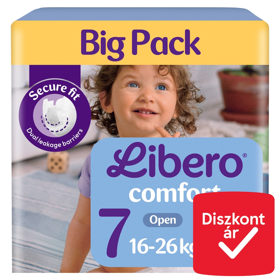 image 1 of Libero Comfort Nappies, Size: 7, 16-20 kg, 38 pcs