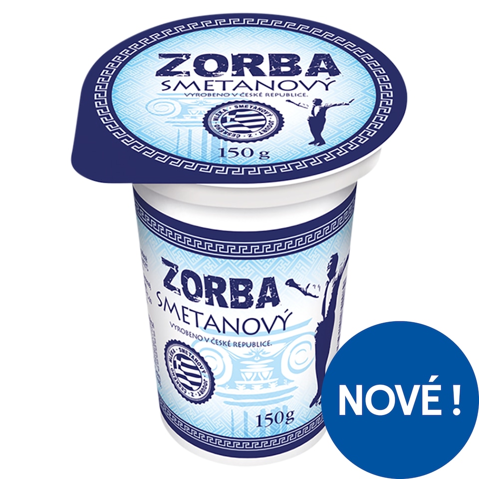 Zorba Smetanový jogurt bílý 150g