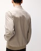 image 3 of F&F Zip Up Bomber Jacket in Stone