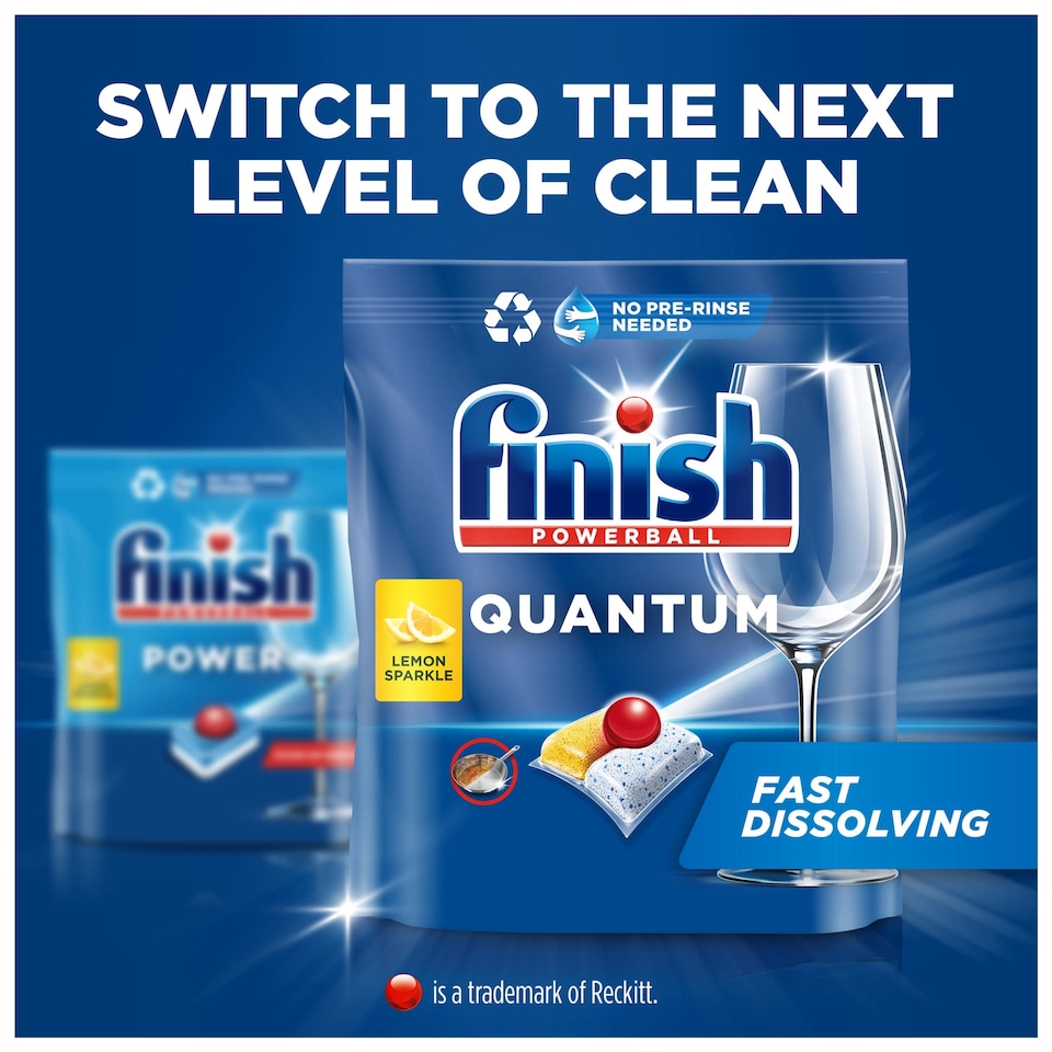 image 1 of Finish Power All In One Lemon 68s Dishwasher Tablets 1.088kg