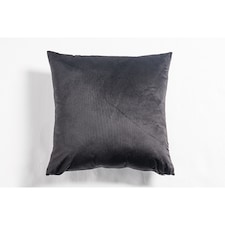 Tesco Black Velour Cushion
