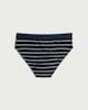 image 2 of F&F 4-Pack Pure Cotton Striped Slips in Multi