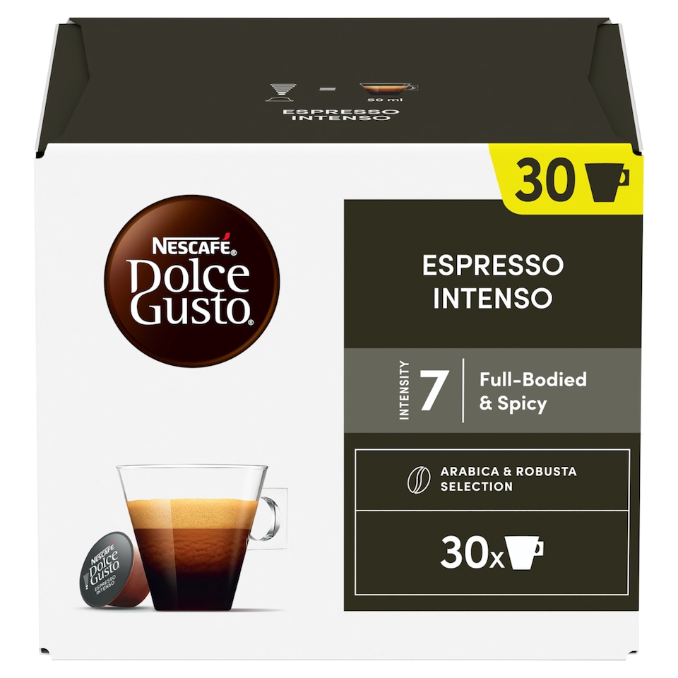 obrázok 1 z NESCAFÉ Dolce Gusto Espresso Intenso - káva v kapsulách - 30 kapsúl v balení