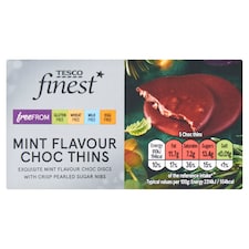 Tesco Finest Free From Chocolate Thins 105g