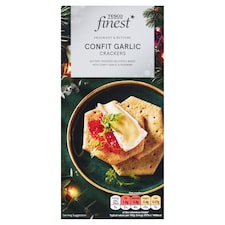 Tesco Finest Confit Garlic Cracker 150g