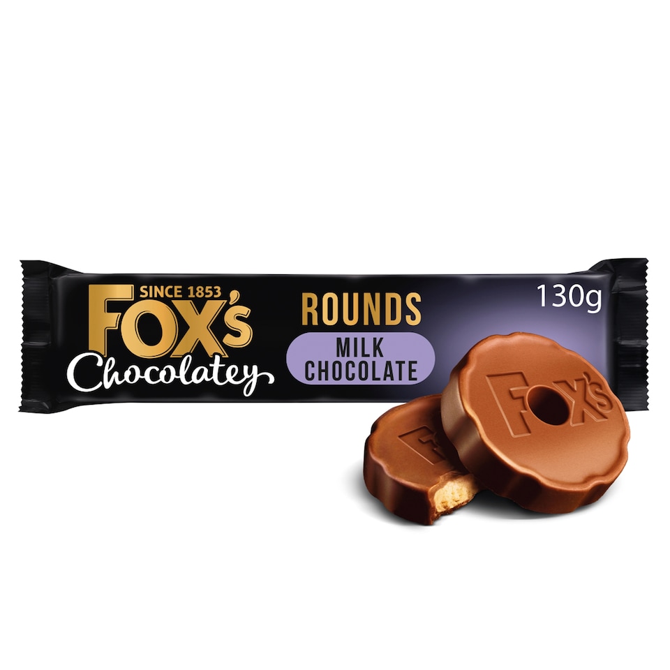 image 1 of Foxs Chocolatey Milk Chocolate Rounds 130G
