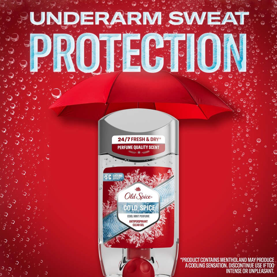 obrázok 1 z Old Spice Cold Spice Pánsky Priezračný Gélový Antiperspirant 70 ml
