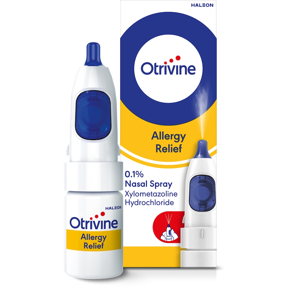 image 1 of Otrivine Allergy Relief Nasal Spray 0.1% 10ml