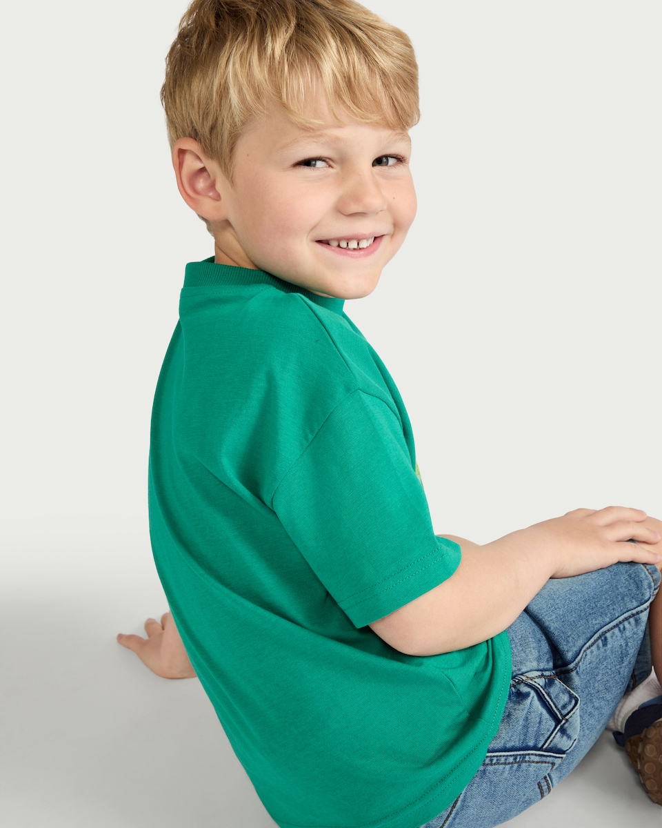 image 1 of Disney Toy Story Pure Cotton T-Shirt in Green