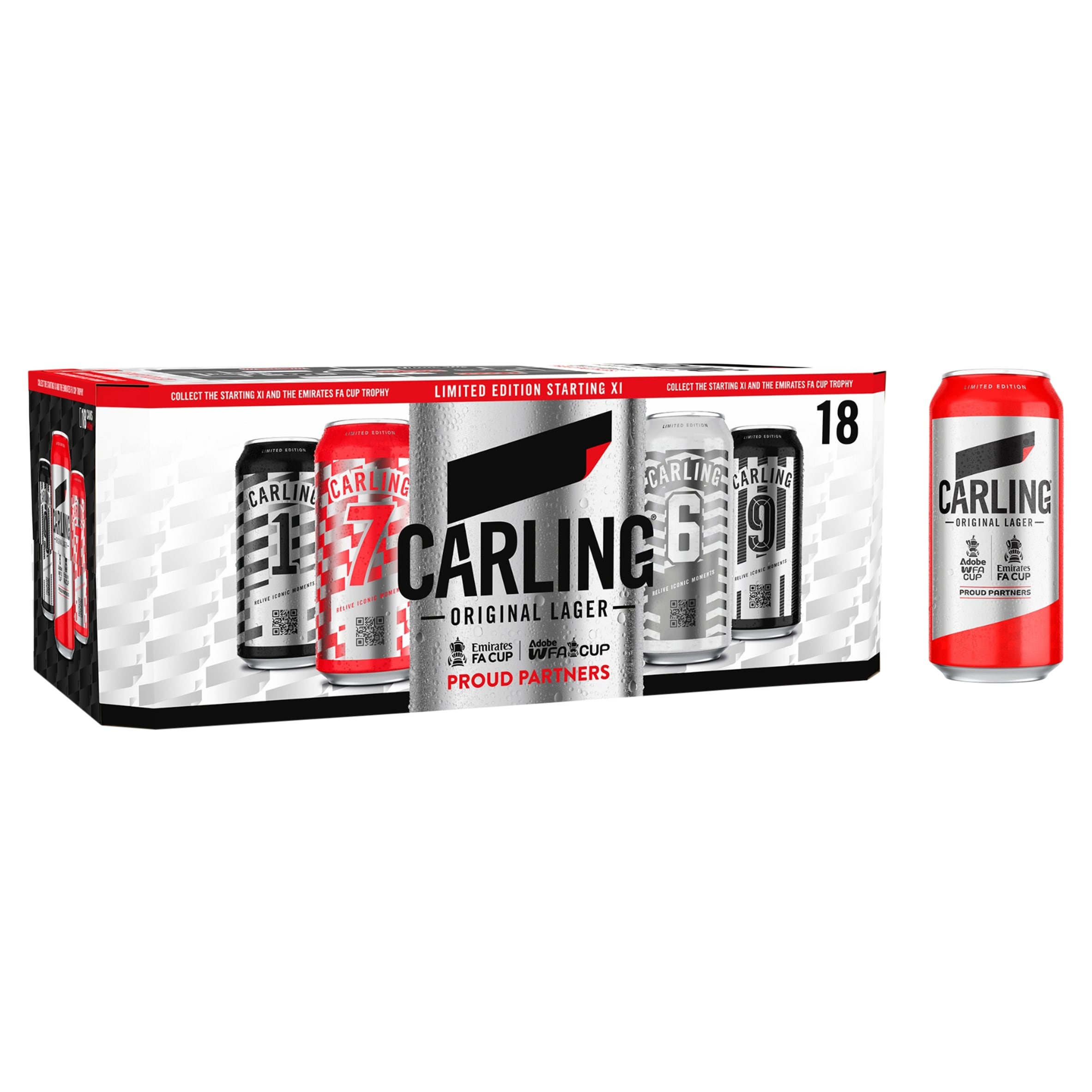 Carling Original Lager Beer Can 18 x 440ml
