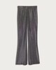 image 4 of OH ME OH MY Polyamide Metallic Flared Co-ord Trousers in Grey