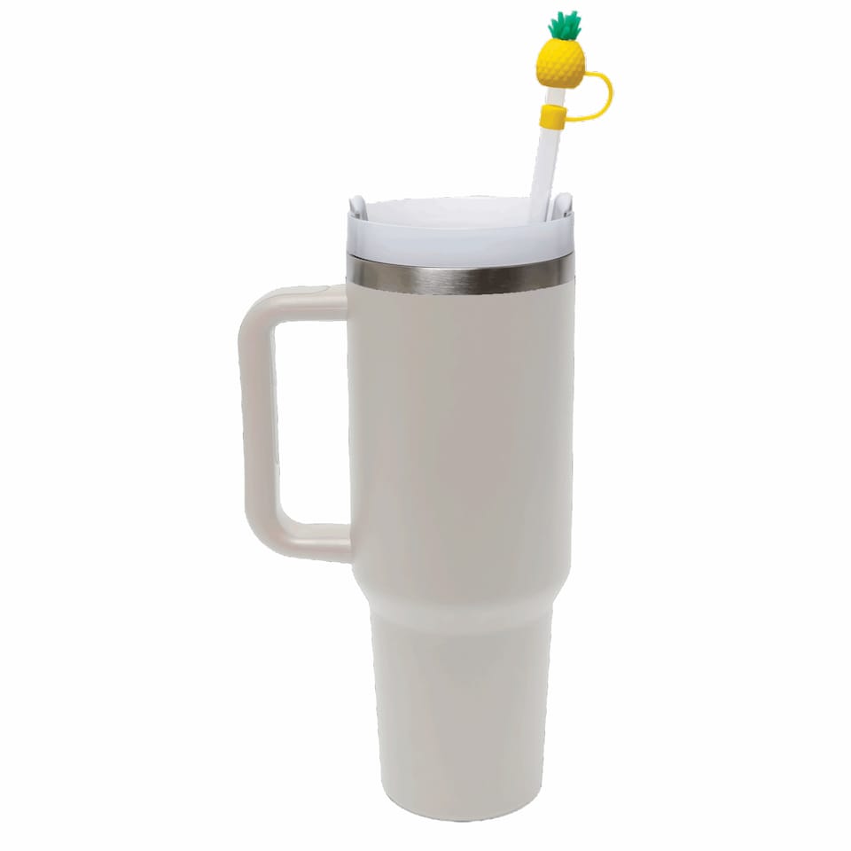image 1 of Joie Novelty Tumbler Straw Caps 4 Pack