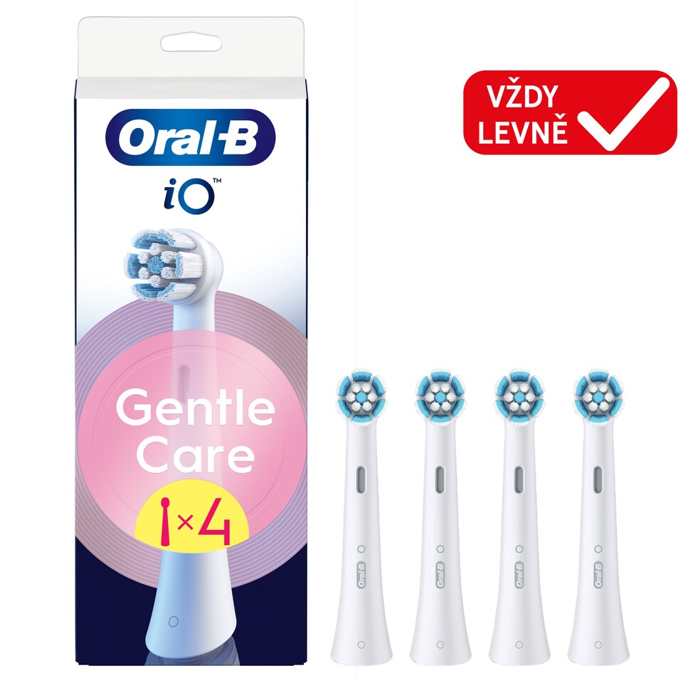 Obrázek 1 pro produkt Oral-B iO Series Gentle Care, Originální Kartáčkové Hlavy, Pro Citlivé Dásně, 4