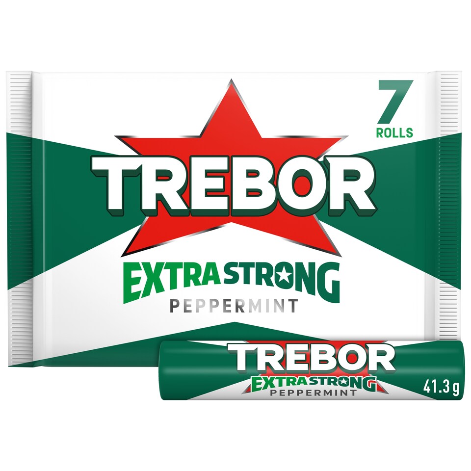image 1 of Trebor Extra Strong Peppermint Mints 7 Pack Multipack 289.1g