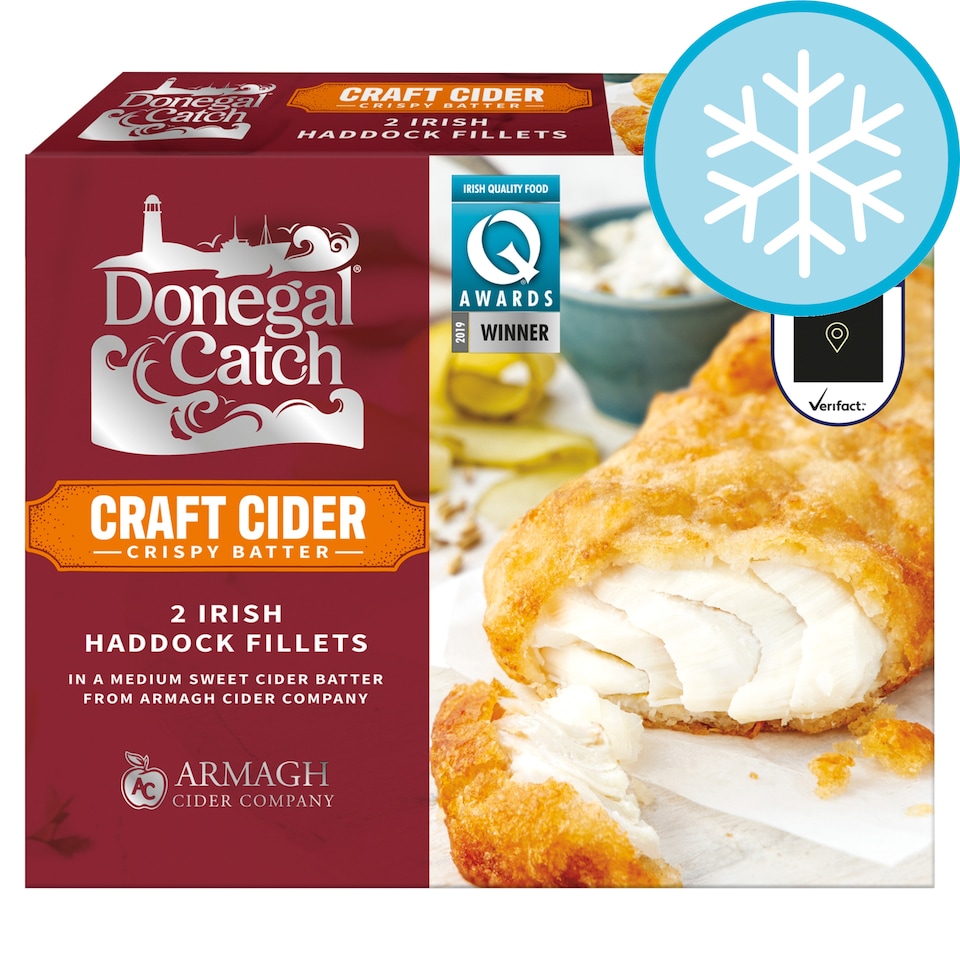 Donegal Catch Cider Battered Haddock 270G