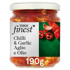 Tesco Finest Chilli And Garlic Aglio E Olio 190G