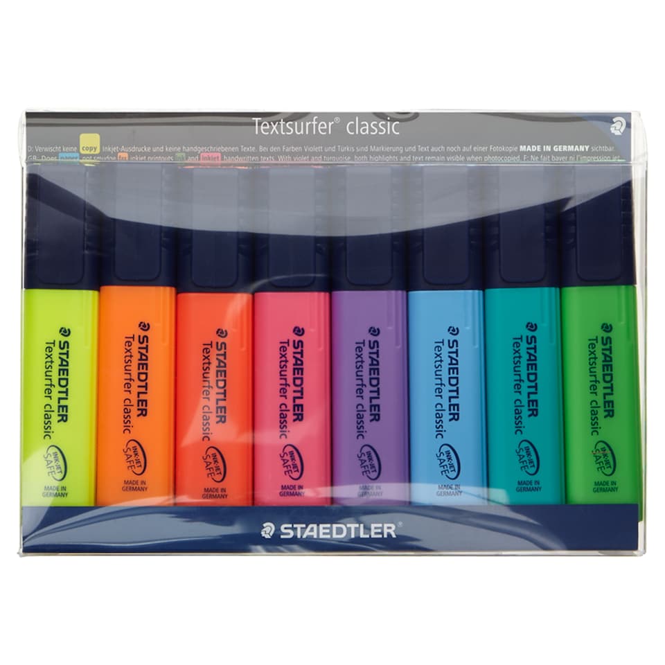 Staedtler Textsurfer Wallet 8 Pack