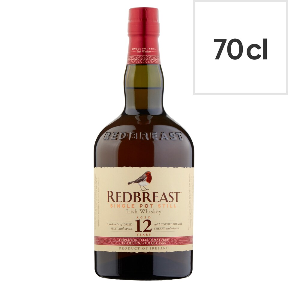 Redbreast Aged 12 Years Single Pot Still Irish Whiskey 700ml