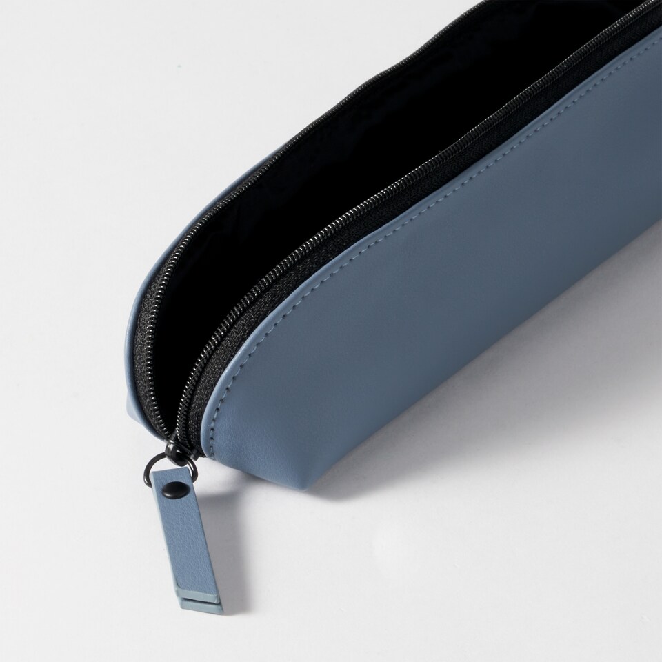 image 1 of Agenzio Soft Touch Pencil Case Graphite