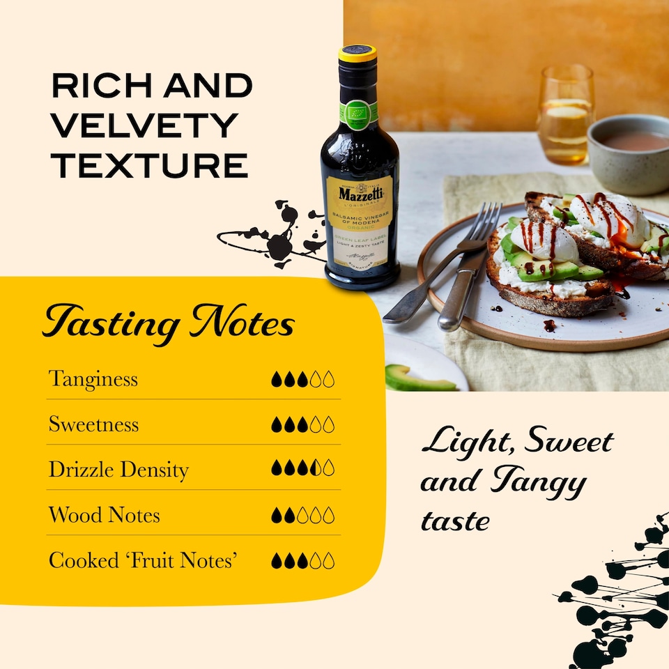 image 1 of Mazzetti Organic Balsamic Vinegar Of Modena 250Ml