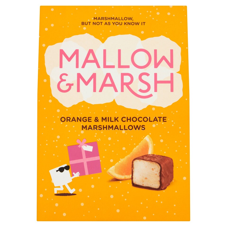 Mallow & Marsh Orange & Milk Chocolate Marshmallows 133G Tesco Groceries