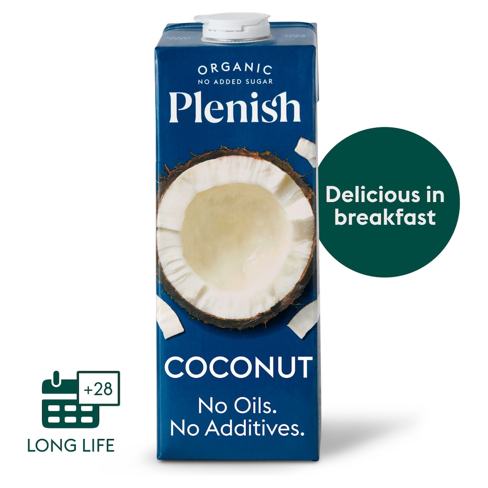 image 1 of Plenish Organic Coconut Ambient Longlife Dairy Free Drink 1L