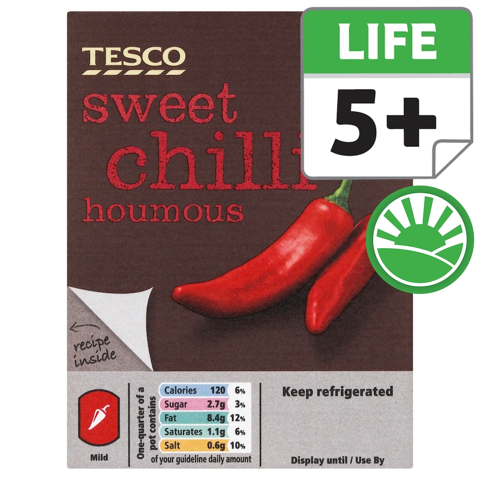 Tesco Sweet Chilli Houmous 200G