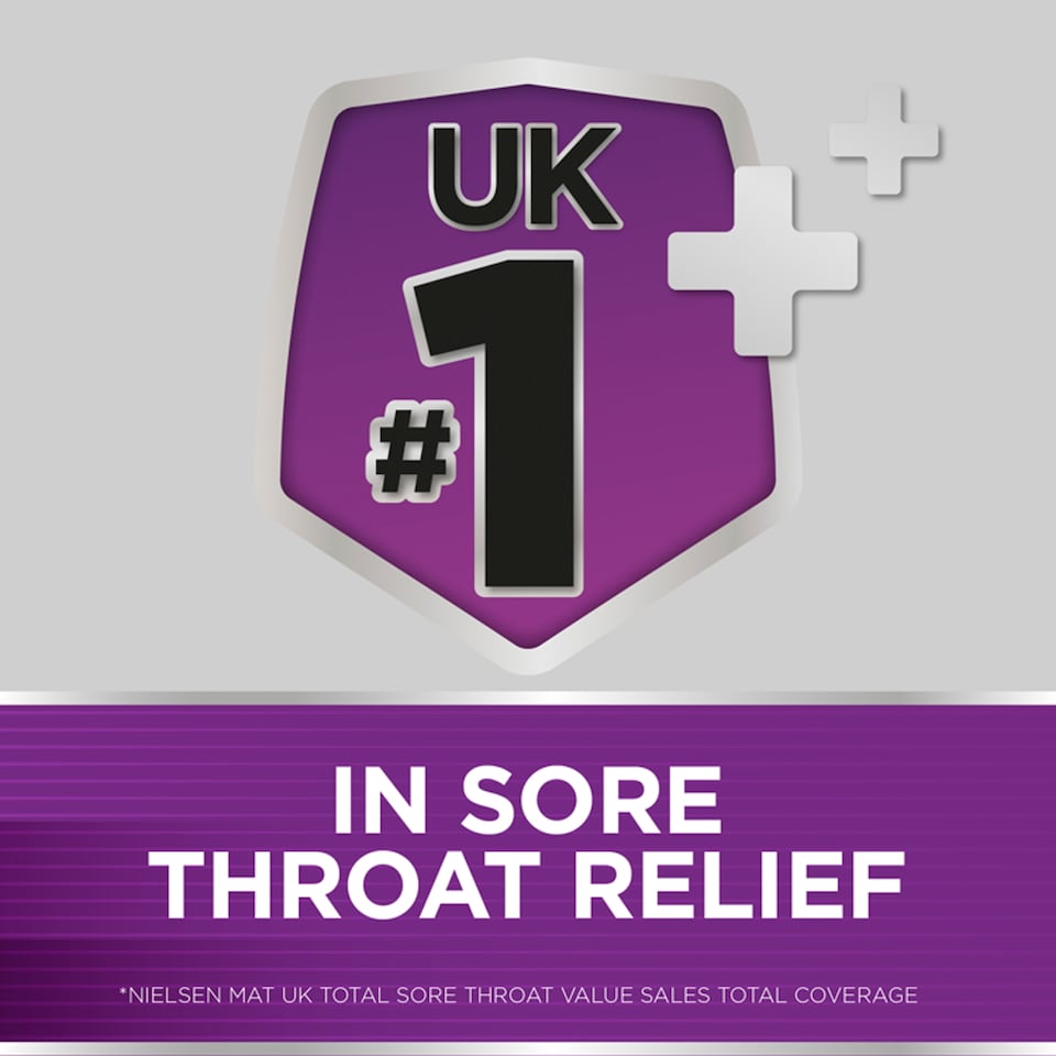 image 1 of Strepsils Extra Triple Action Sore Throat Lozenges - Blackcurrant 24s