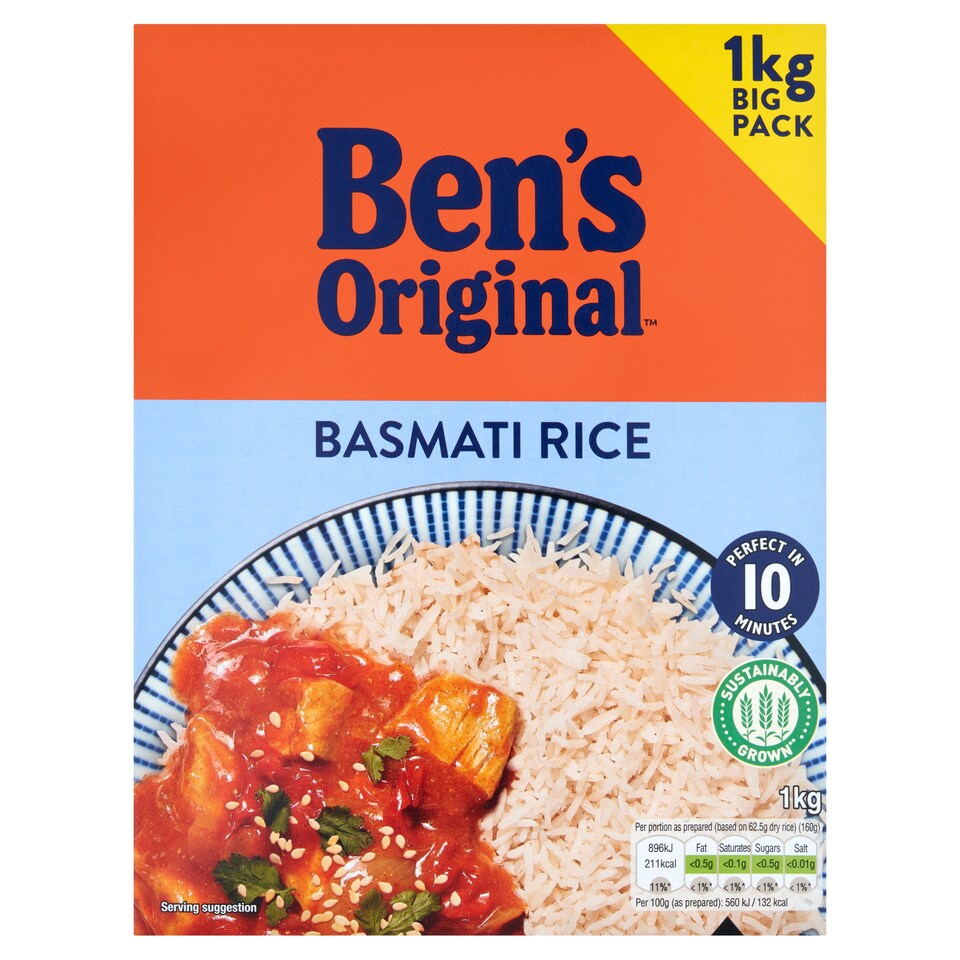 Ben's Original Basmati Rice 1Kg